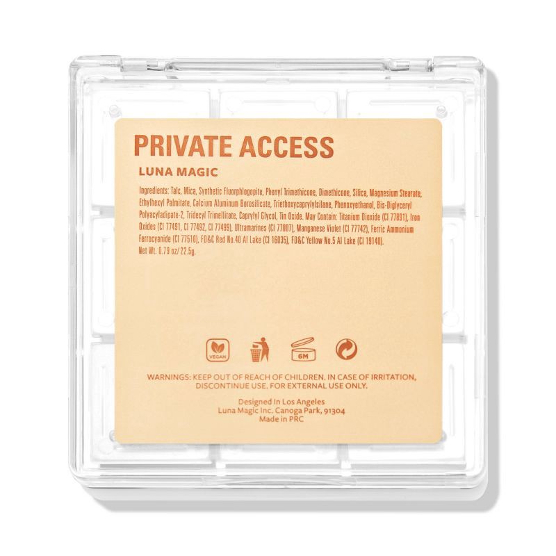 slide 3 of 3, LUNA MAGIC Eyeshadow Palette - Private Access - 0.79oz, 0.79 oz