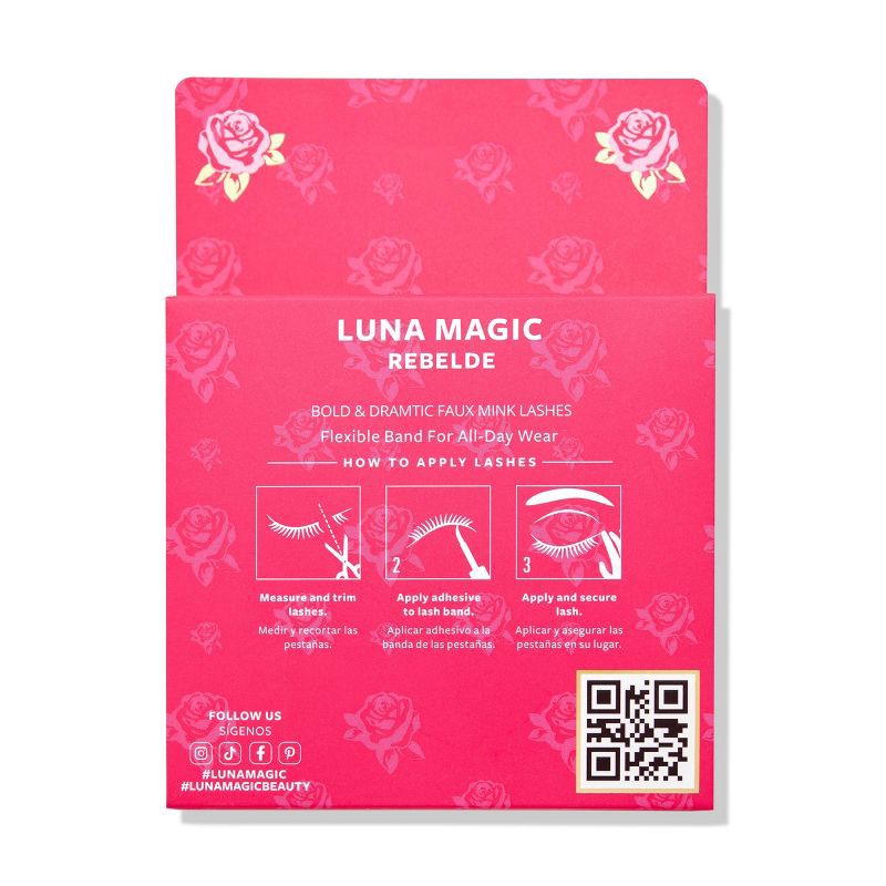 slide 5 of 5, LUNA MAGIC Rebelde Lashes - 4pc, 4 ct