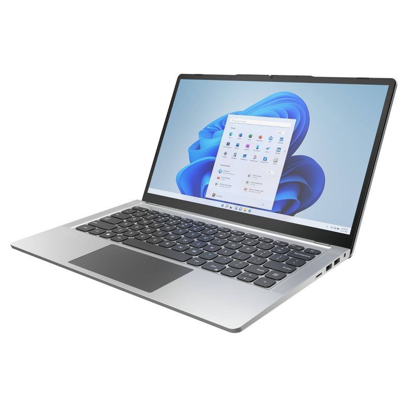 slide 3 of 7, Gateway 14.1" Laptop - Intel Celeron - 4GB RAM - 128GB Storage - Silver (GWNC214H34-SL), 1 ct