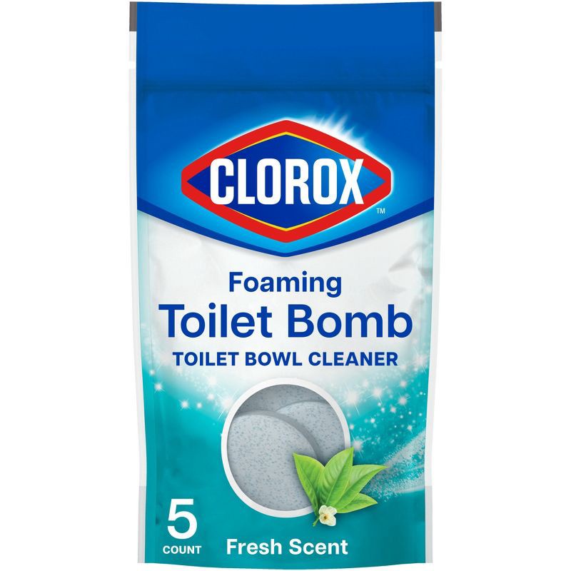 slide 1 of 13, Clorox Fresh Scent Foaming Toilet Bomb Toilet Bowl Cleaner - 5ct, 5 ct