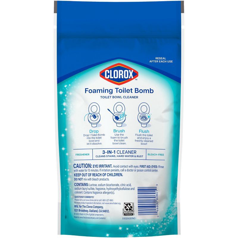 slide 9 of 13, Clorox Fresh Scent Foaming Toilet Bomb Toilet Bowl Cleaner - 5ct, 5 ct