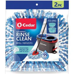 O-Cedar RinseClean Mop Head Replacement - 2pk