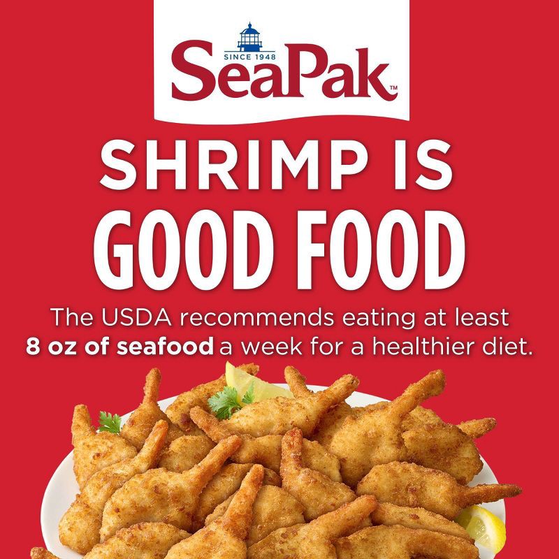 slide 3 of 7, Sea Pak Butterfly Shrimp with Crispy Breading - Frozen - 18oz, 18 oz