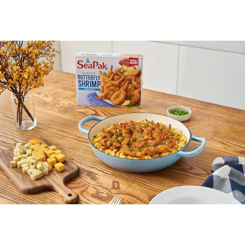 slide 3 of 6, Sea Pak Butterfly Shrimp with Crispy Breading - Frozen - 18oz, 18 oz