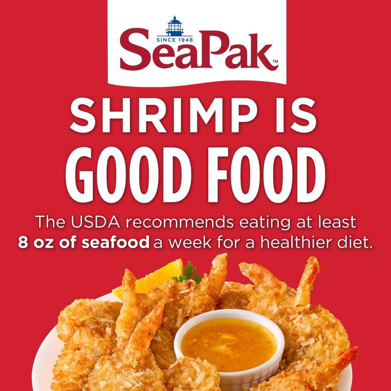slide 4 of 7, Sea Pak Jumbo Coconut Shrimp - Frozen - 16oz, 16 oz