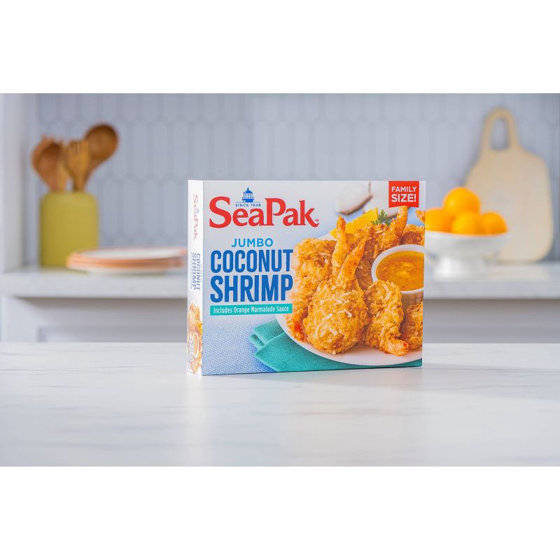 slide 5 of 7, Sea Pak Jumbo Coconut Shrimp - Frozen - 16oz, 16 oz