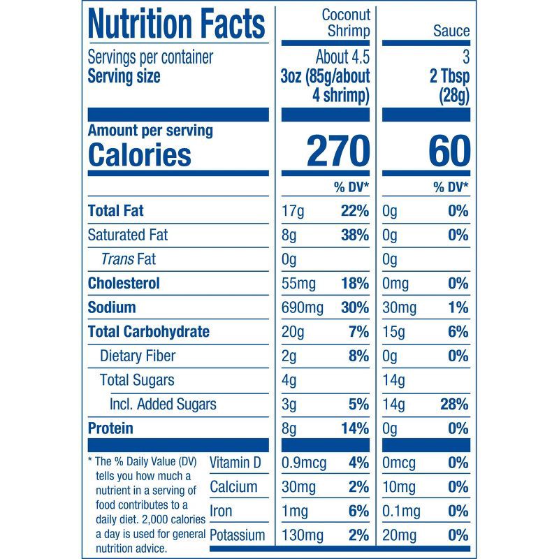 slide 7 of 7, Sea Pak Jumbo Coconut Shrimp - Frozen - 16oz, 16 oz