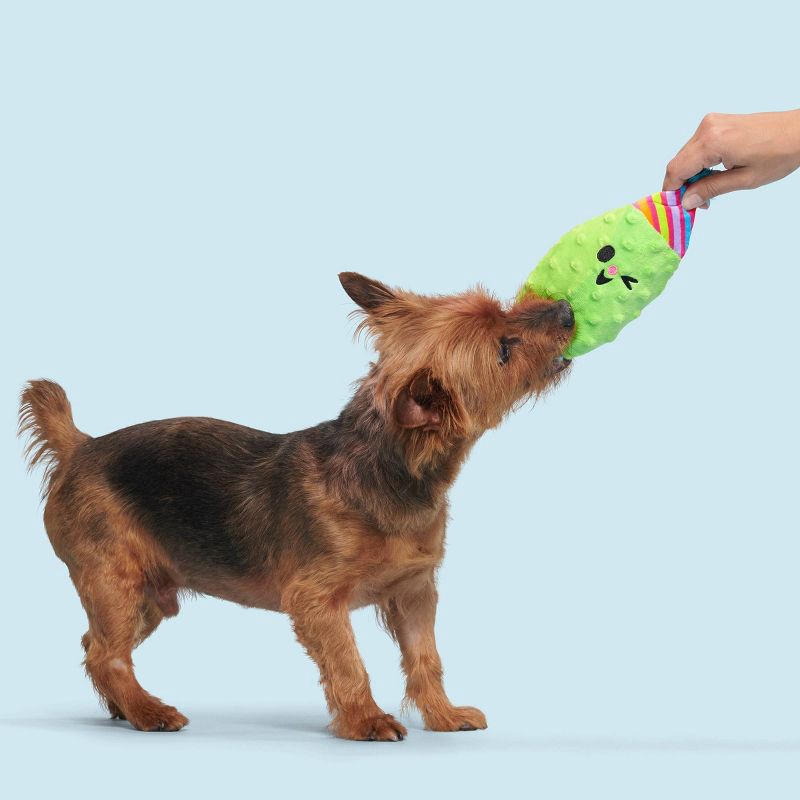 slide 5 of 7, BARK Party Pickle Phil Dog Toy, 1 ct