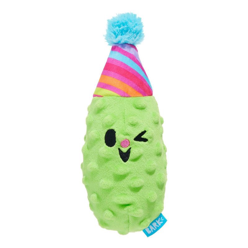 slide 1 of 7, BARK Party Pickle Phil Dog Toy, 1 ct
