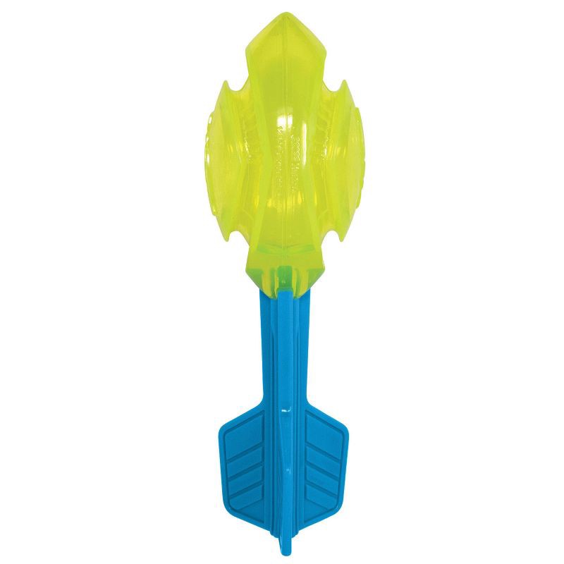 slide 5 of 7, NERF 12" TPR Squeak Vortex Interactive Dog Toy - Green/Blue, 1 ct