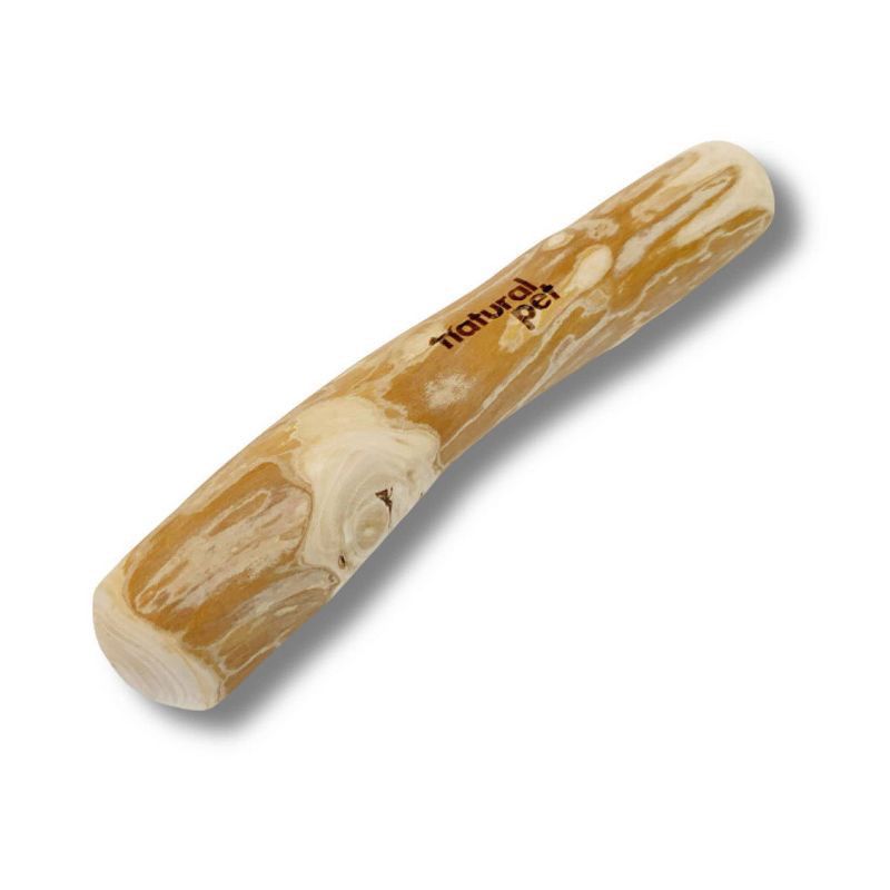 slide 3 of 4, Natural Pet Coffee Wood Dog Chew Stick - S/M, 1 ct