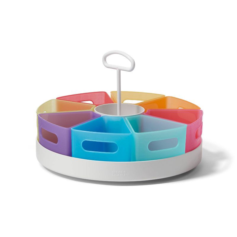 slide 2 of 3, Lazy Susan Storage Case - Mondo Llama™, 1 ct
