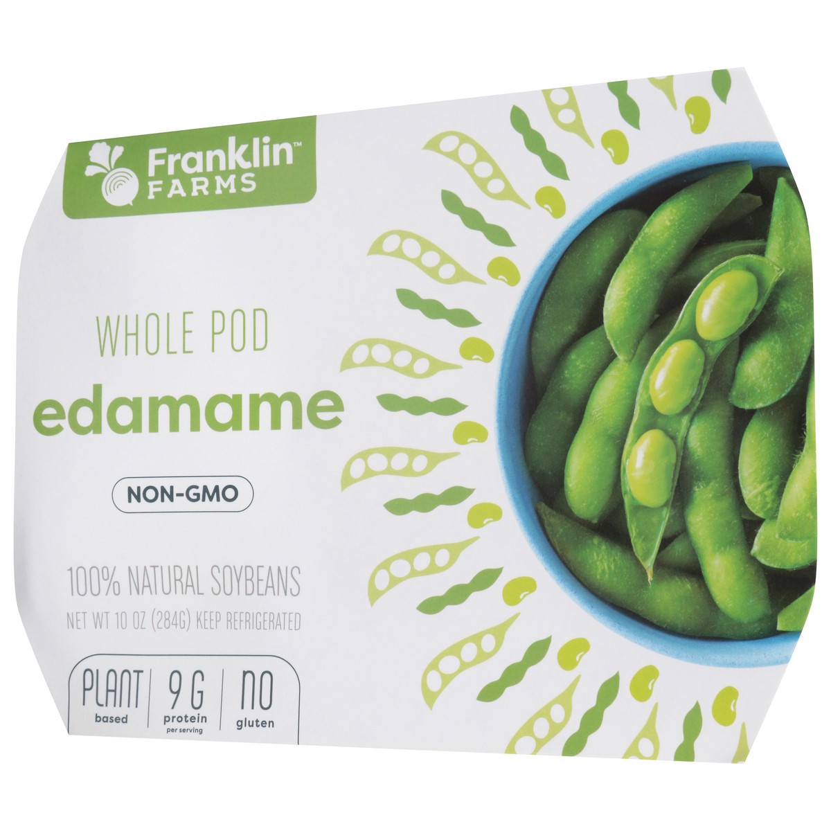 slide 4 of 15, Franklin Farms Whole Pod Edamame 10 oz, 10 oz