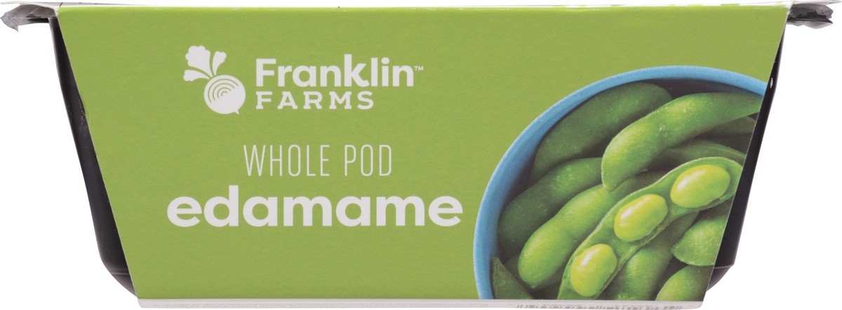 slide 8 of 15, Franklin Farms Whole Pod Edamame 10 oz, 10 oz