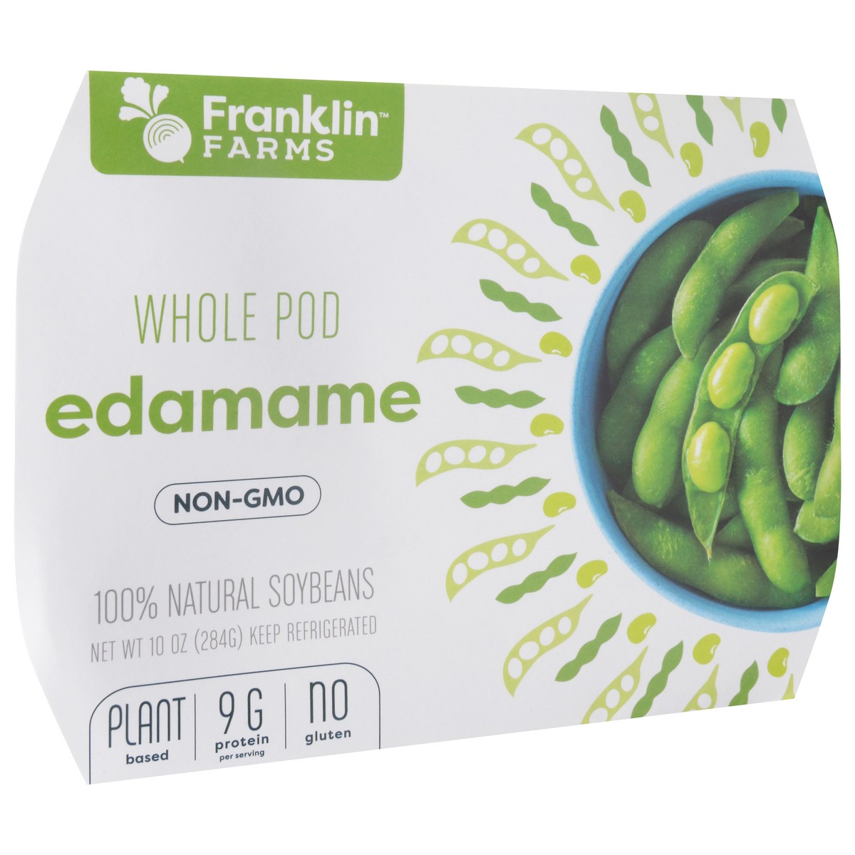 slide 7 of 15, Franklin Farms Whole Pod Edamame 10 oz, 10 oz