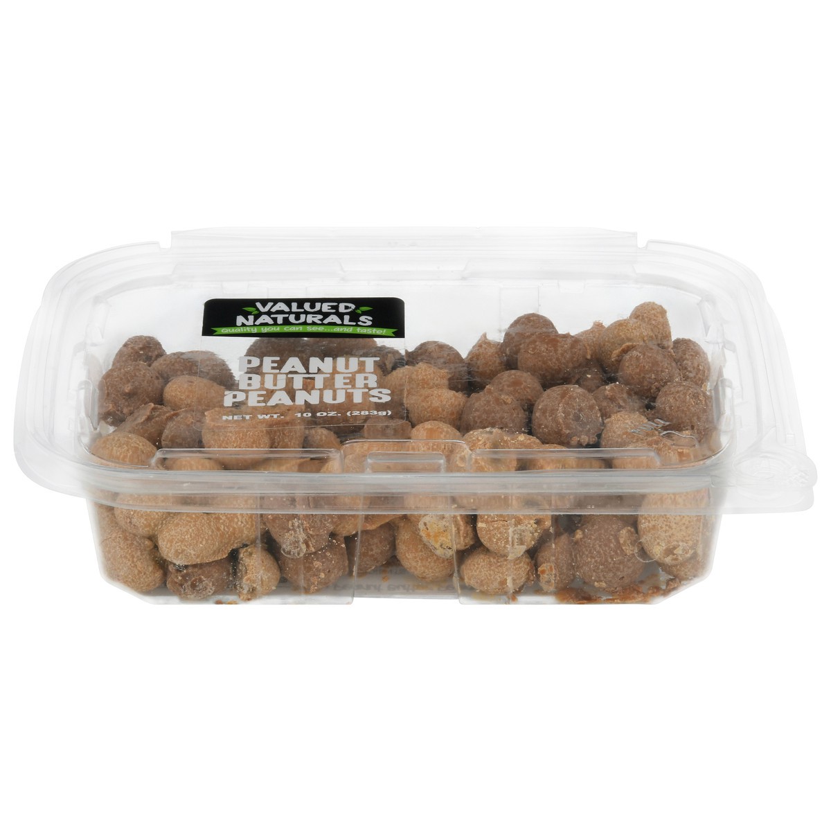 slide 1 of 9, Valued Naturals Peanut Butter Peanuts 10 oz, 10 oz