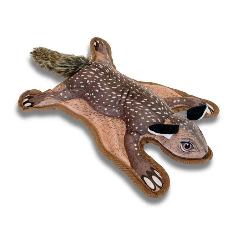 slide 3 of 5, Pawprintz Squirrel Dog Toy, 1 ct