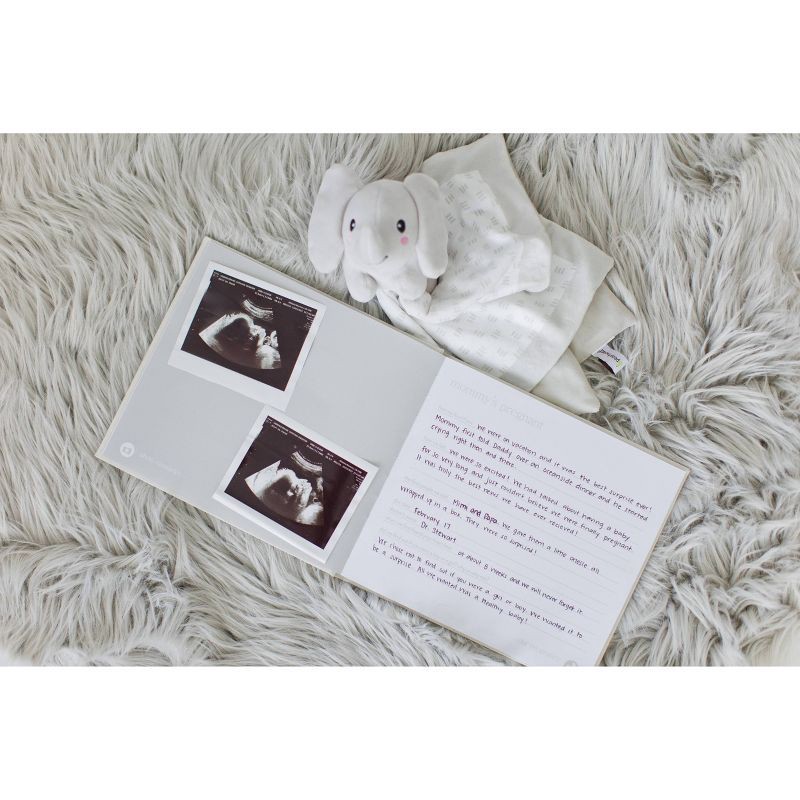 slide 3 of 9, Pearhead Linen Babybook, 1 ct