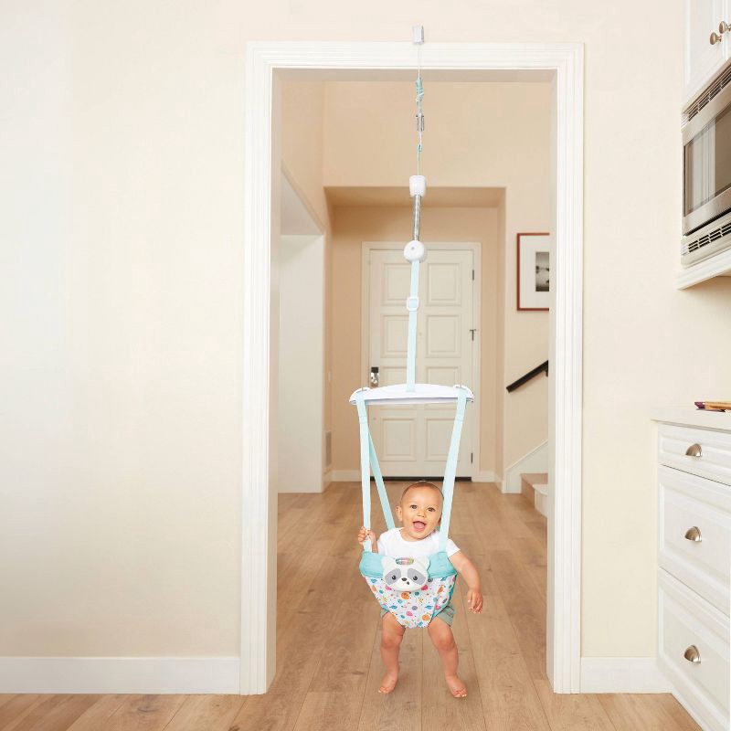 slide 3 of 8, Infantino Up and Away Music and Lights Doorway Baby Jumper, 1 ct