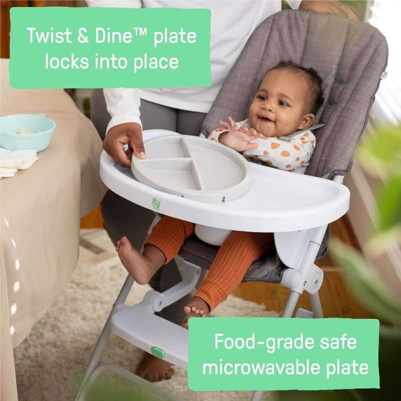 slide 3 of 15, Ingenuity Sun Valley Compact High Chair – Gray, 1 ct