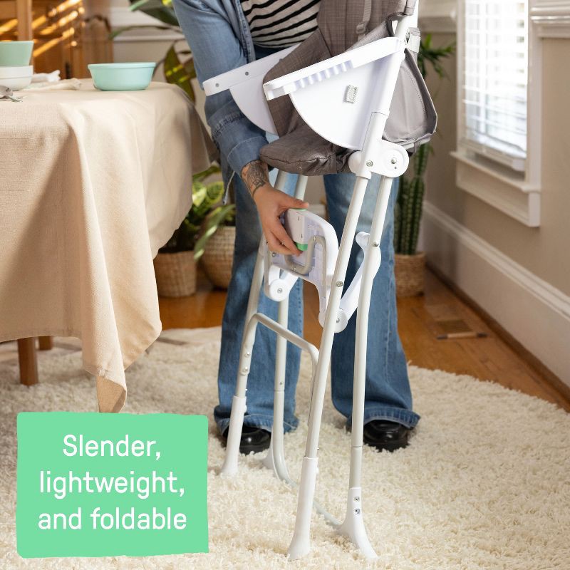 slide 6 of 15, Ingenuity Sun Valley Compact High Chair – Gray, 1 ct