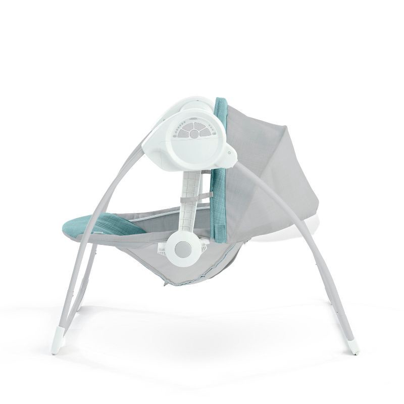 slide 13 of 15, Ingenuity Sun Valley Canopy Portable Swing - Teal, 1 ct