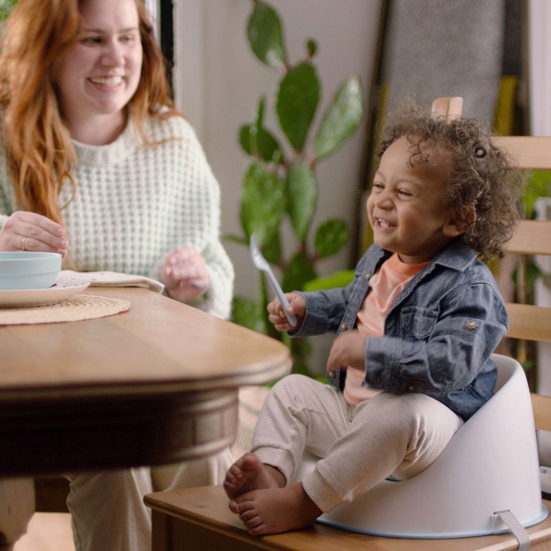 slide 5 of 11, Ingenuity Simplicity Toddler Booster Seat - Gray, 1 ct