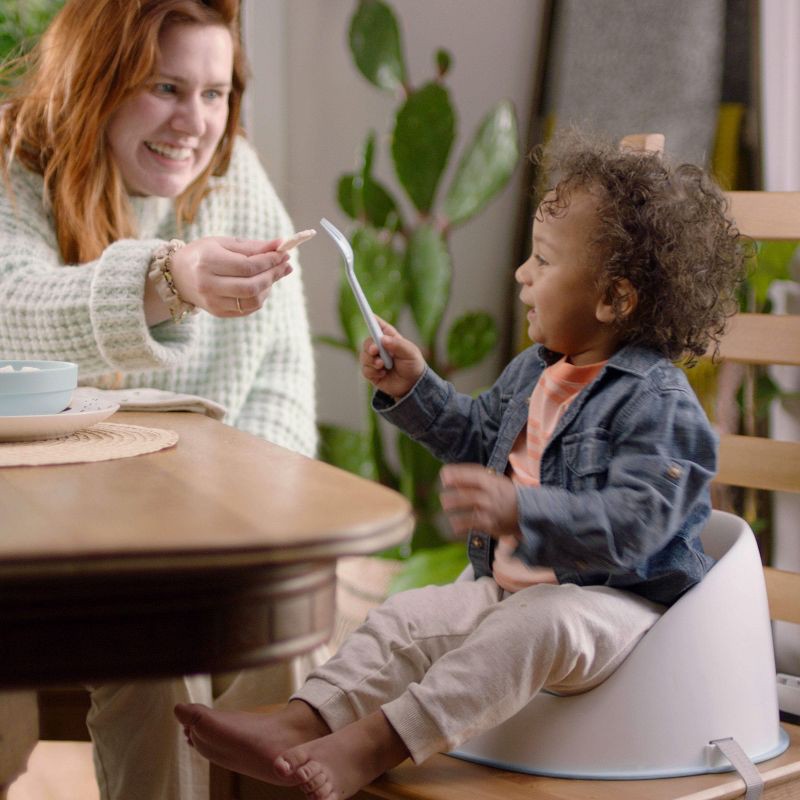 slide 7 of 11, Ingenuity Simplicity Toddler Booster Seat - Gray, 1 ct