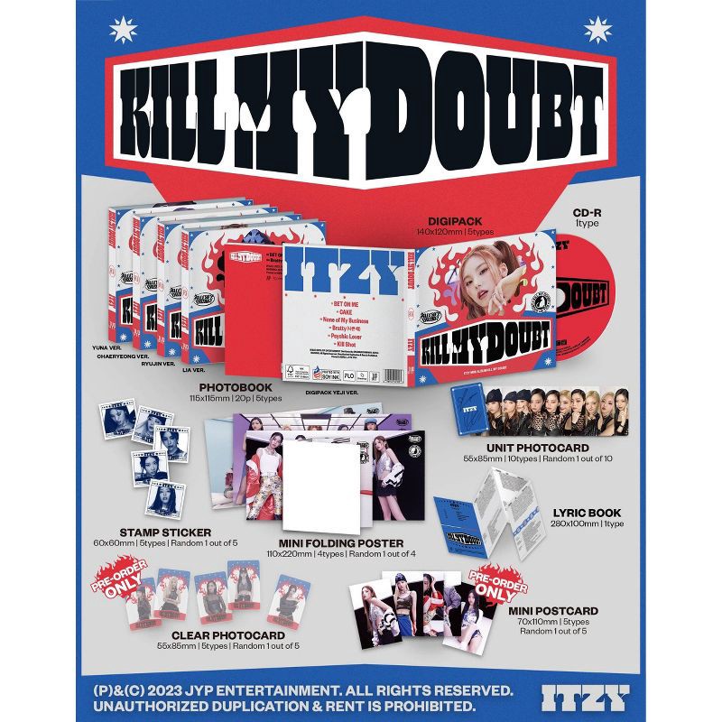 slide 3 of 3, Universal Music Group ITZY - KILL MY DOUBT (CD) (Digipack ver.), 1 ct