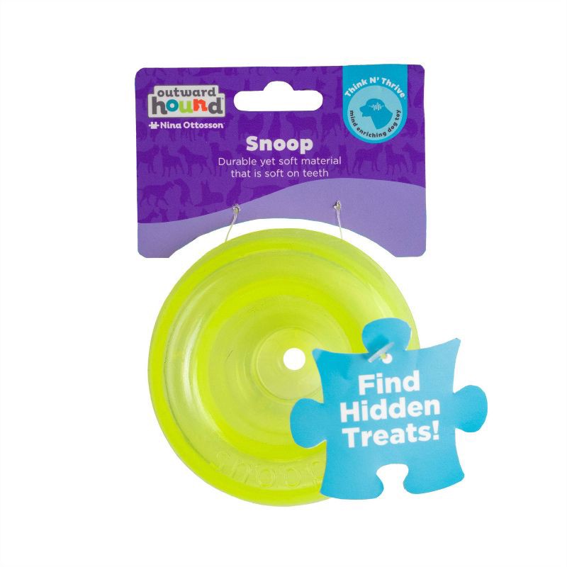 slide 2 of 4, Outward Hound Lil Snoop Treat Stuffer Interactive Dog Toy, 1 ct