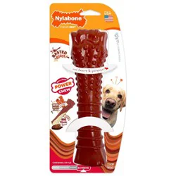 Nylabone Power Chew Basted Dog Bone - Steak & Bacon - L