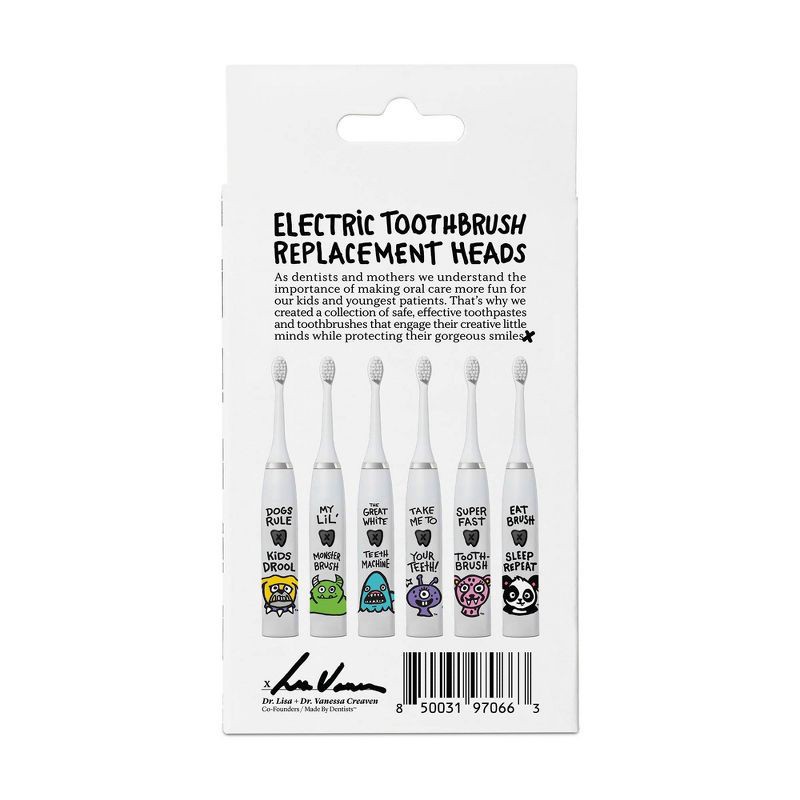 slide 5 of 5, Made by Dentists Kids' Electric Toothbrush Replacement Heads - 3pk, 3 ct