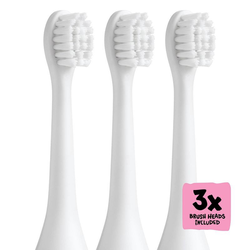 slide 6 of 7, Made by Dentists Kids' Rechargeable Electric Toothbrush with 2 Replacement Toothbrush Heads - Cheetah, 1 ct