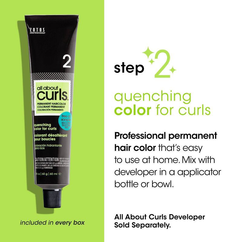 slide 6 of 10, All About Curls Permanent Hair Color - Curls Night Out 1N - 2.4 fl oz, 2.4 fl oz