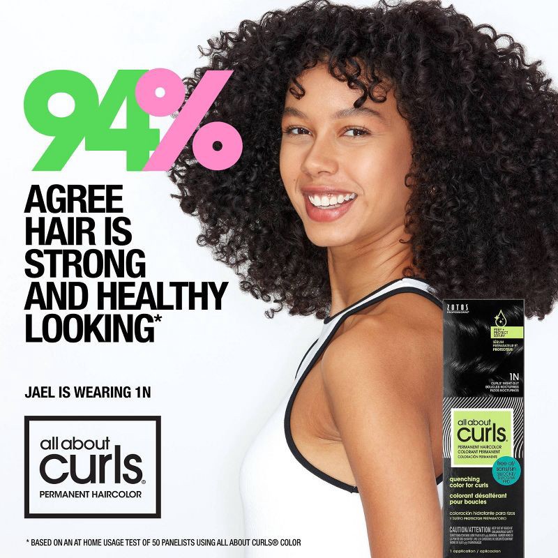 slide 9 of 10, All About Curls Permanent Hair Color - Curls Night Out 1N - 2.4 fl oz, 2.4 fl oz