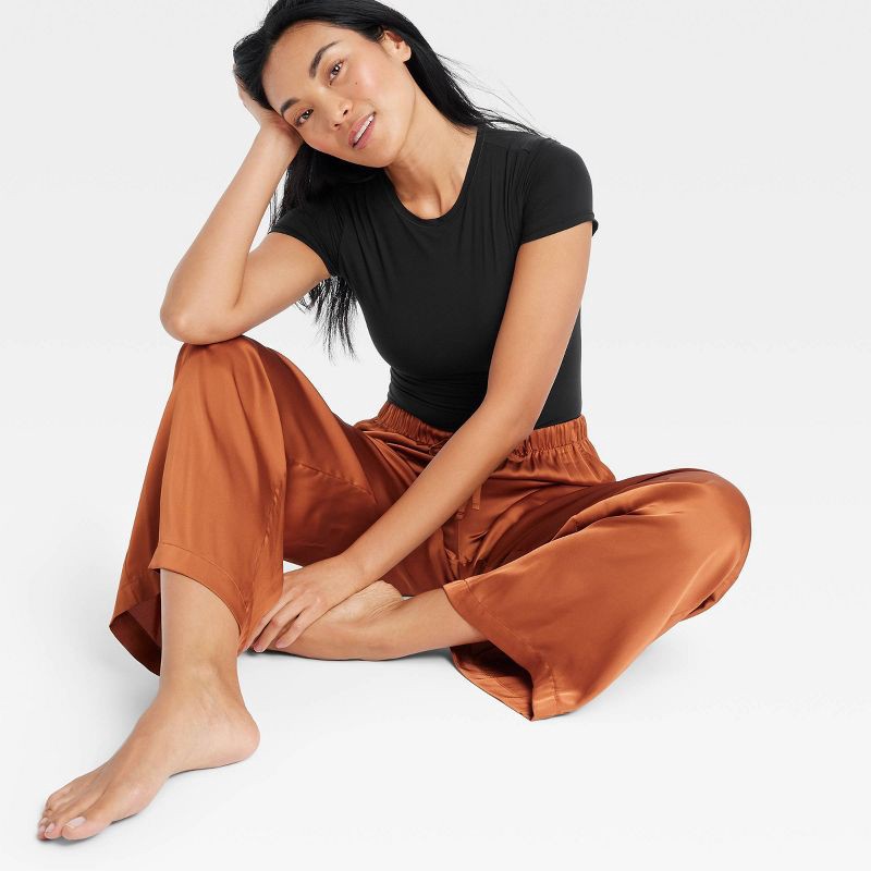 slide 3 of 5, Women's Luxury Collection 4-Way Stretch Short Sleeve Bodysuit - Auden™ Black XL, 1 ct