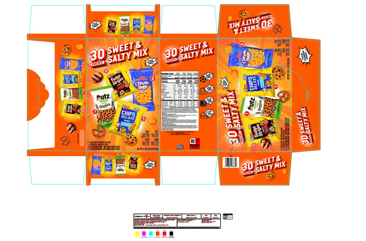 slide 9 of 13, Ferrero Assorted Sweet & Salty Mix 30 Packs, 31 oz