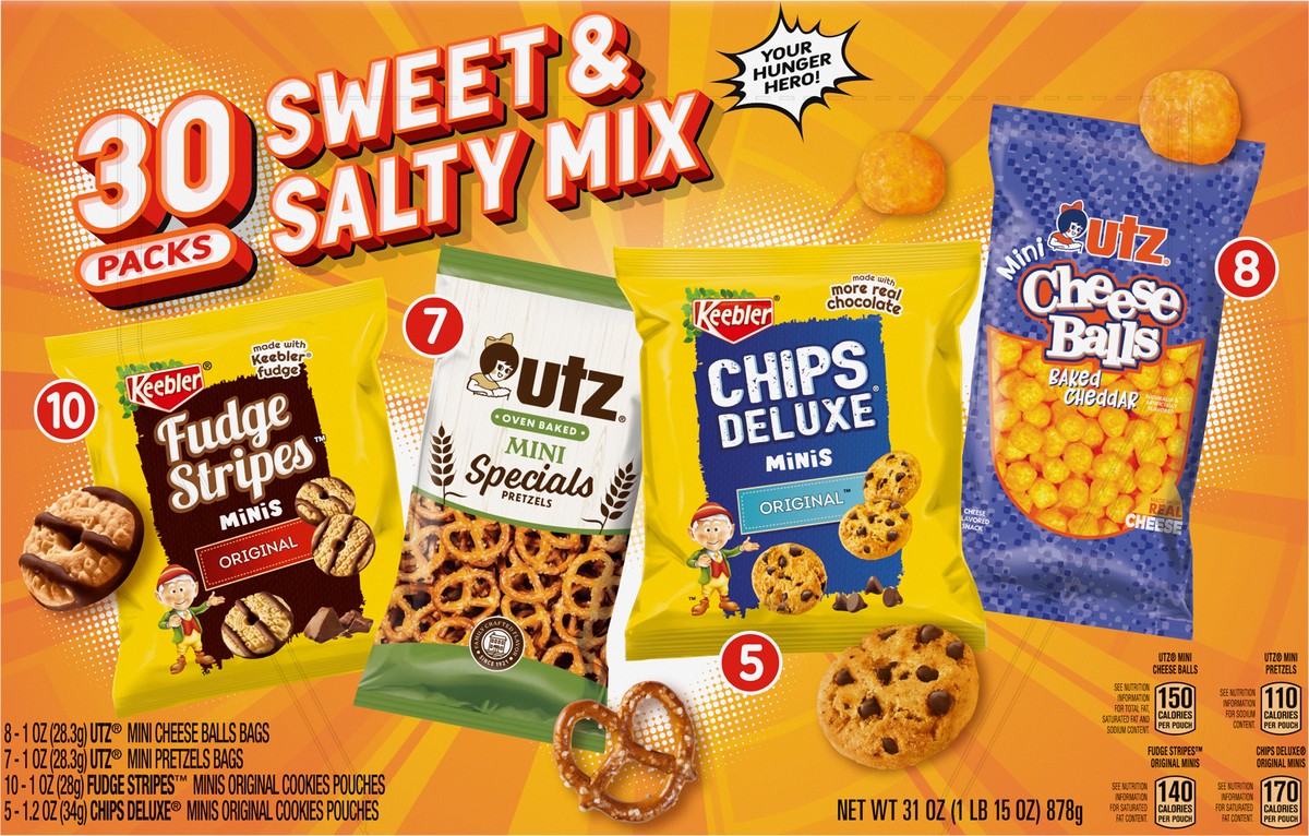 slide 3 of 13, Ferrero Assorted Sweet & Salty Mix 30 Packs, 31 oz