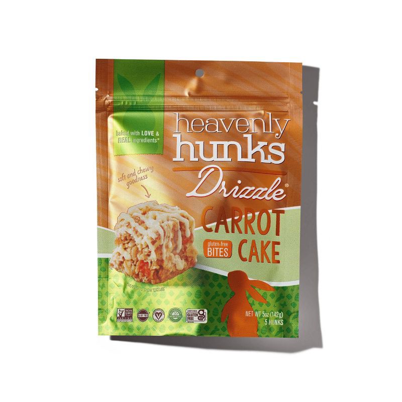 slide 1 of 7, Heavenly Hunks Easter Drizzle Carrot Cake Bites - 5oz, 5 oz