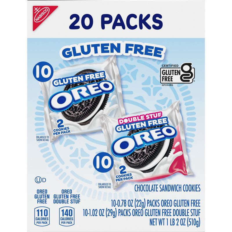 slide 12 of 14, Oreo Gluten Free Multipack - 18oz, 18 oz