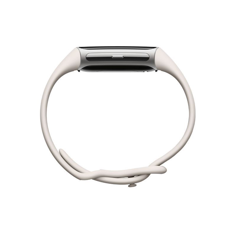 slide 3 of 6, Fitbit Charge 6 - Porcelain / Silver Aluminum, 1 ct