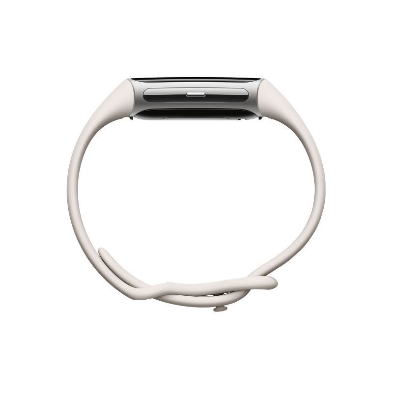 slide 3 of 6, Fitbit Charge 6 - Porcelain / Silver Aluminum, 1 ct