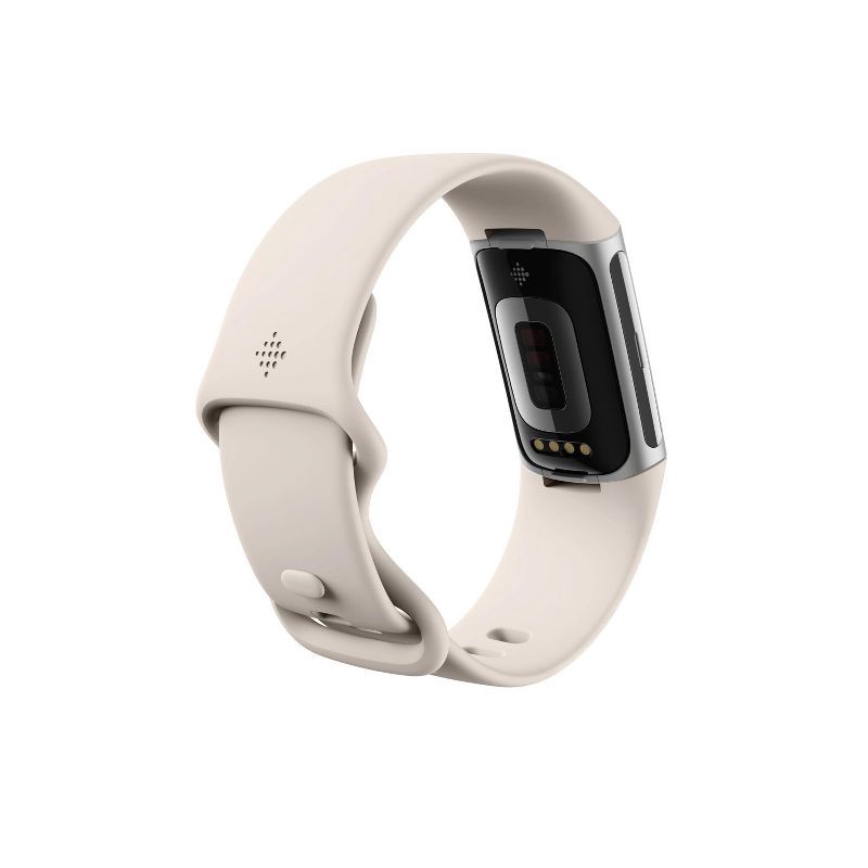 slide 4 of 6, Fitbit Charge 6 - Porcelain / Silver Aluminum, 1 ct