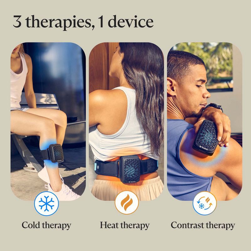 slide 9 of 9, Therabody RecoveryTherm Cube Hot, Cold & Contrast Therapy, 1 ct