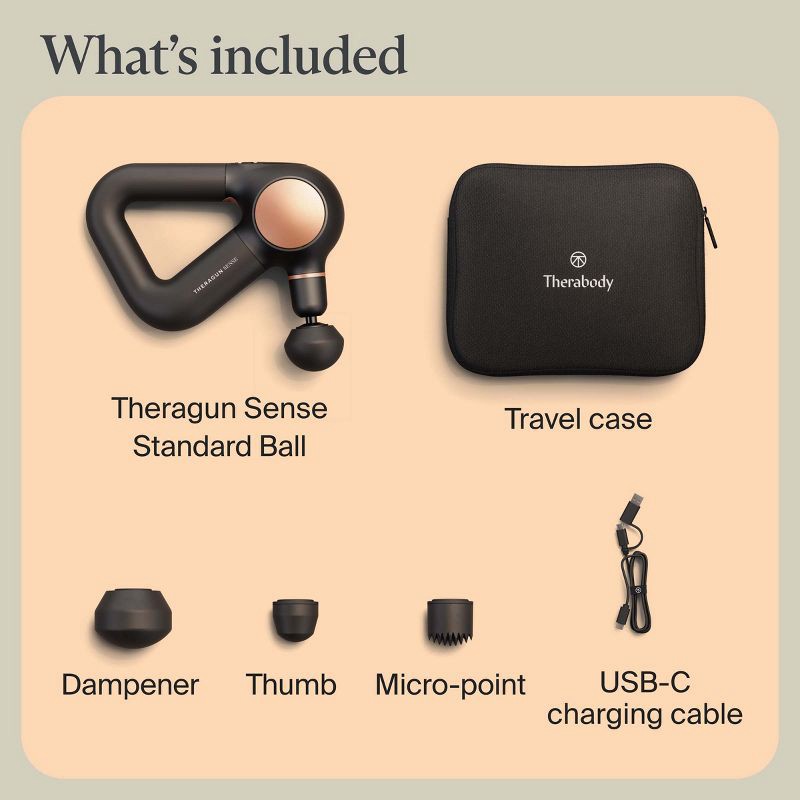 slide 4 of 11, Therabody Theragun Sense Massage Gun - Black, 1 ct