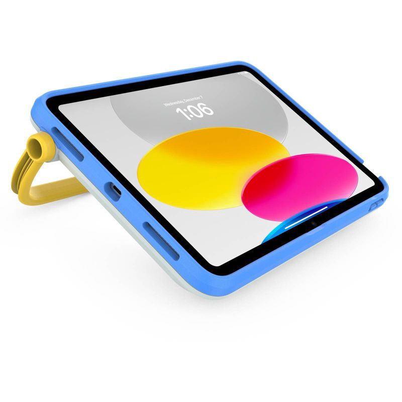 slide 4 of 5, Otterbox Case for iPad 10th generation - EasyGrab Series - Never Blue, 1 ct
