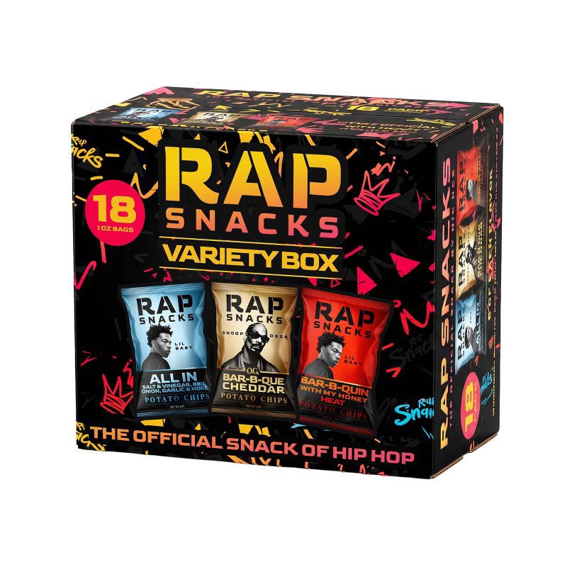 slide 1 of 6, Rap Snacks Variety Box - 18ct/18oz, 18 ct; 18 oz