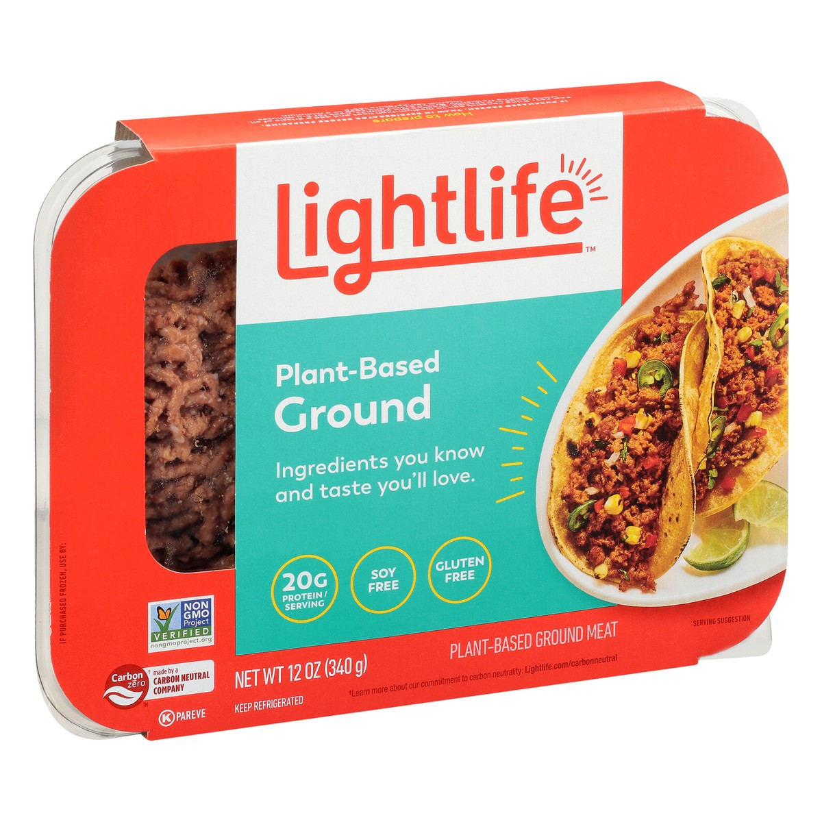 slide 2 of 9, Lightlife Plant Based Ground, 1 ct