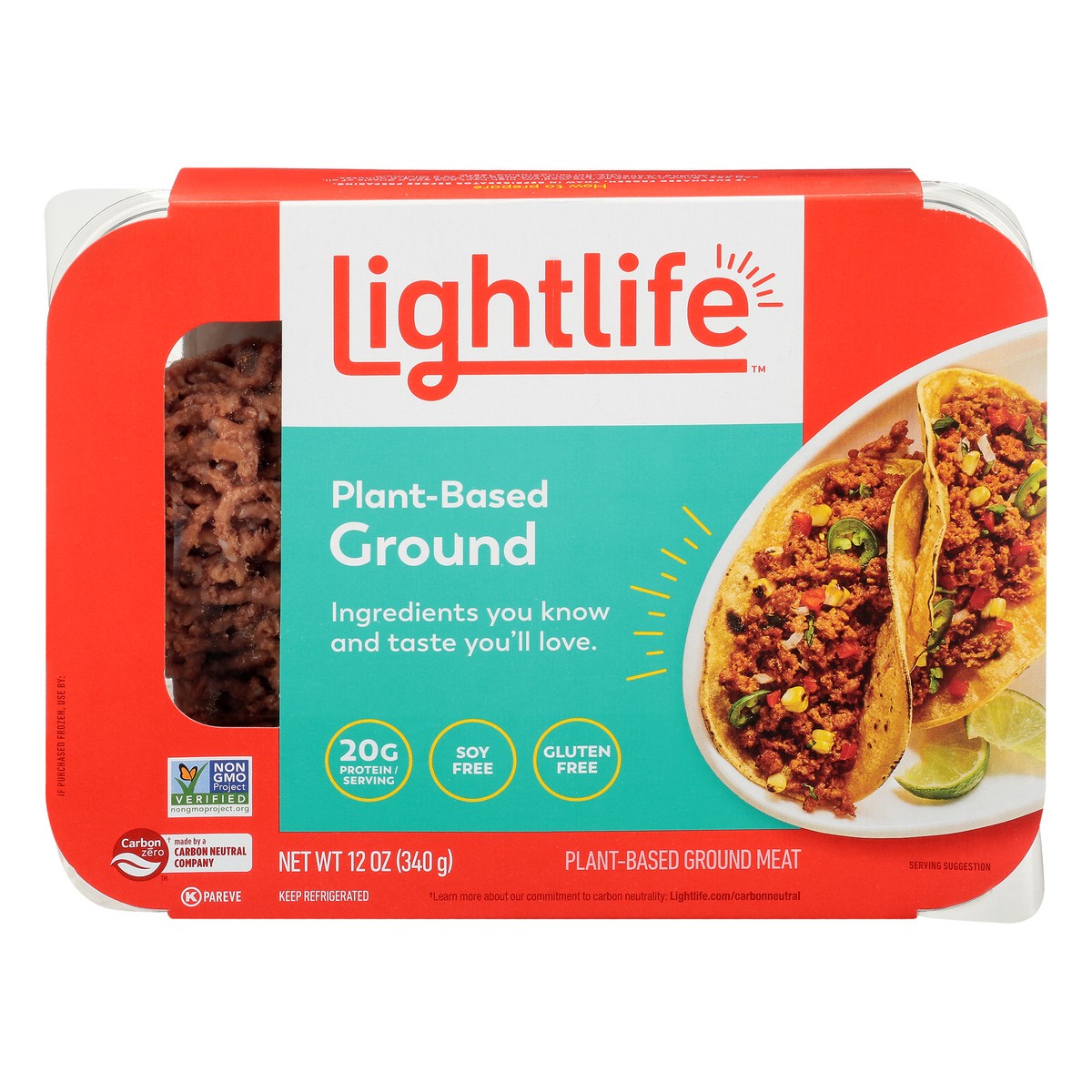 slide 1 of 9, Lightlife Plant Based Ground, 1 ct