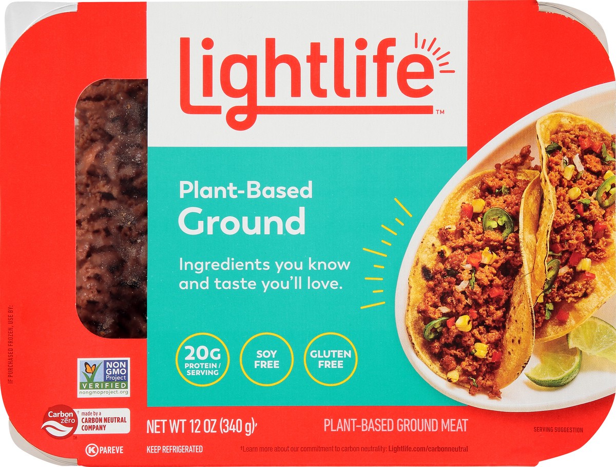 slide 6 of 9, Lightlife Plant Based Ground, 1 ct